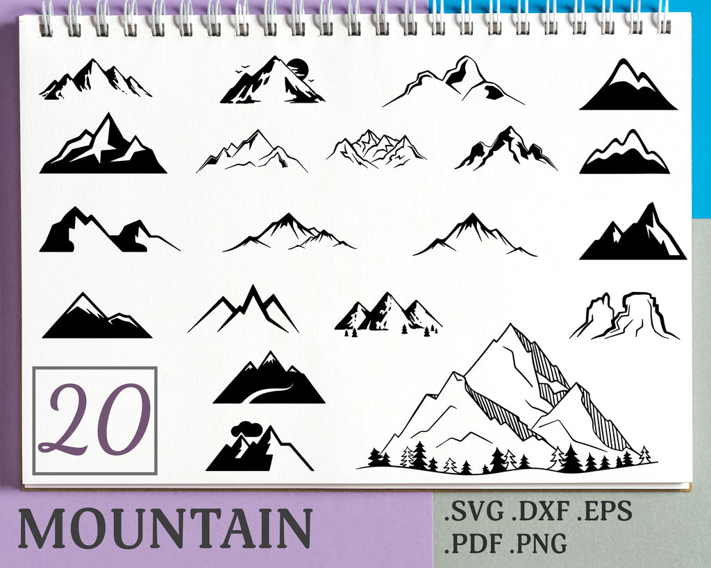 Free Free 182 Mountain Heartbeat Svg SVG PNG EPS DXF File