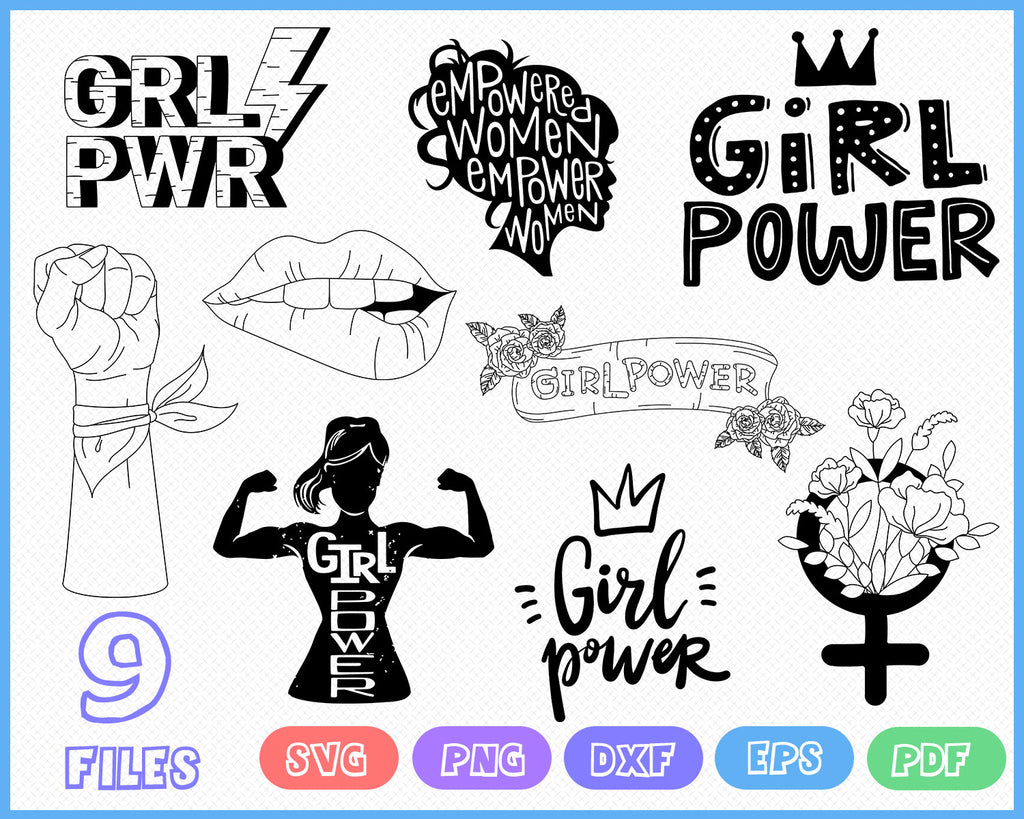 Download Girl Power Svg Rosie The Riveter Svg Strong Woman We Can Do It For Clipartic