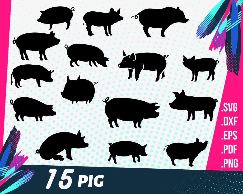 Download Pig Svg Animal Bandana Design Farm Svg Pig Face Svg Bandana Svg P Clipartic