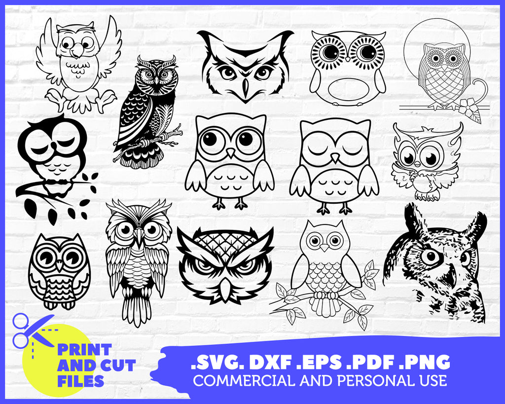 Download Owl Svg Bundle Owl Svg Owl Clipart Owl Cut Files For Silhouette Fi Clipartic