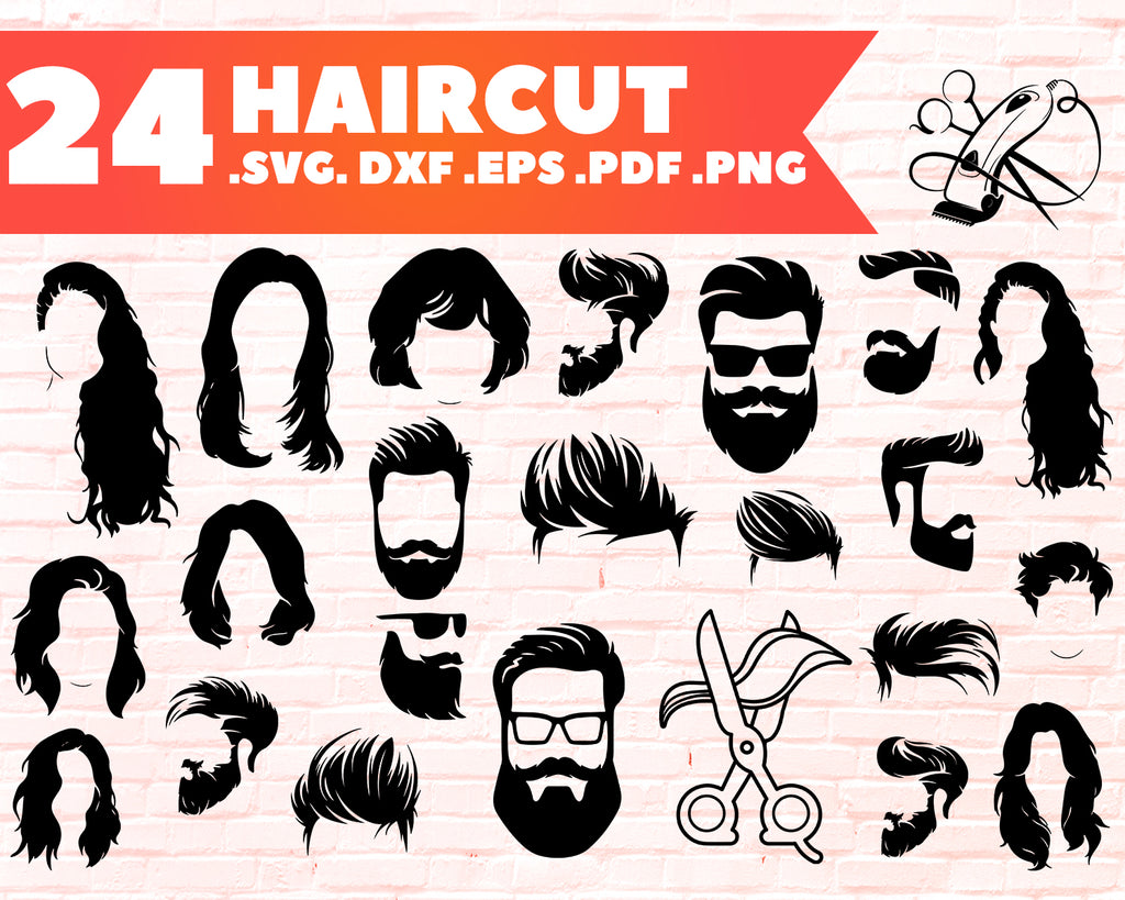 Download Haircut Svg Hair Salon Stylist Barber Beauty Hairdresser Haircu Clipartic