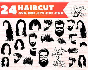 Haircut Svg Hair Salon Stylist Barber Beauty Hairdresser