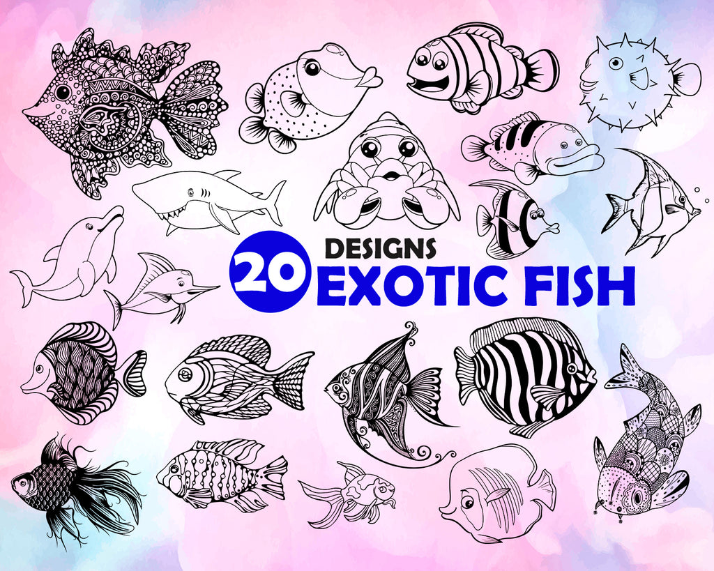 Download Exotic Fish Svg Bass 0fish Svg Fishing Svg Fish Exotic Svg Bass Fi Clipartic