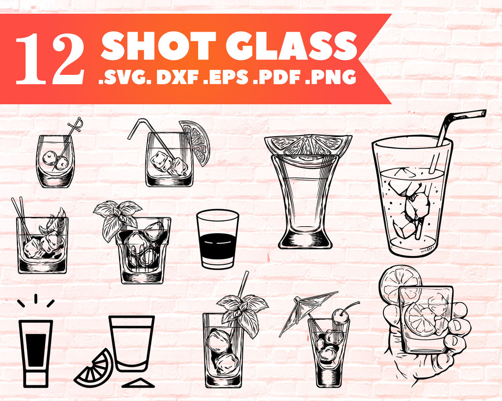 Download Shot Glass svg, Whiskey clipart, Ice vector, Alcohol ...