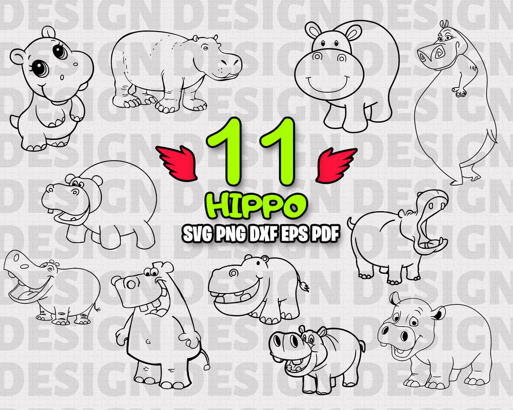 Download Hippo Svg Hippo Clipart Animal Svg Zoo Svg Hippo Face Svg Hippo C Clipartic PSD Mockup Templates