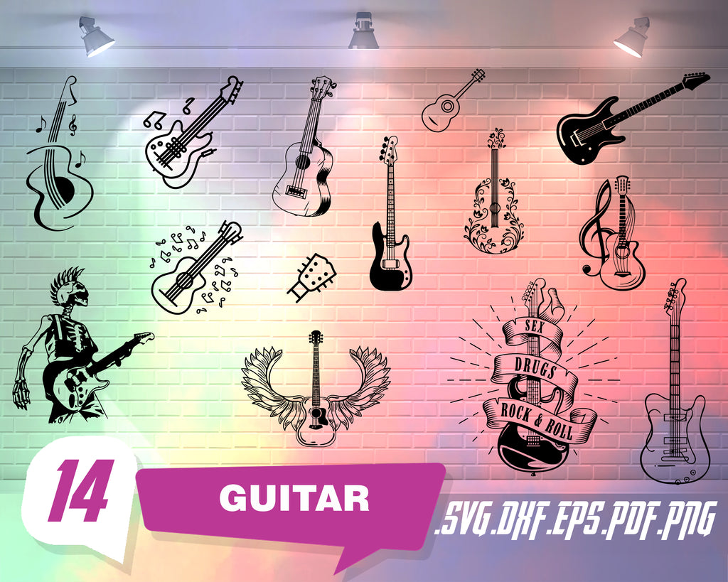 Download Guitar Svg Guitar Svg Bundle Guitar Svg Guitar Clipart Guitar Cut Clipartic