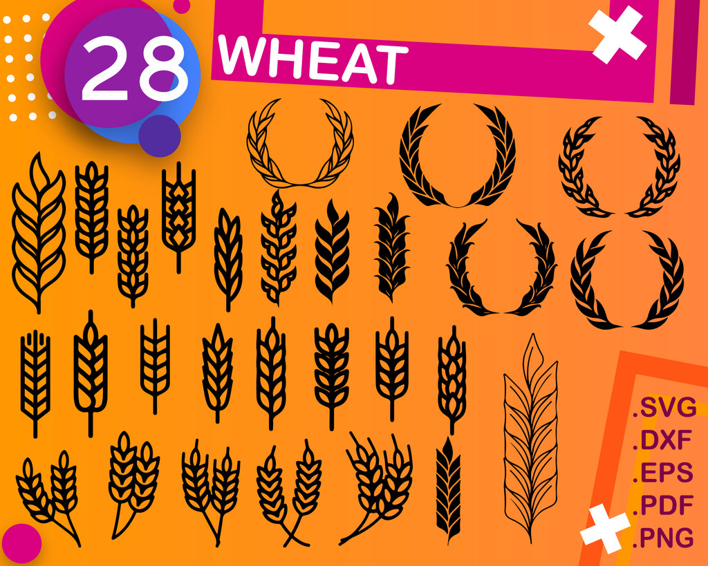 Download Wheat Svg Bundle Wheat Svg Grain Svg Wheat Clipart Wheat Cut Files Clipartic