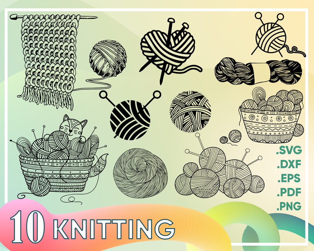 Download Knitting Svg Knitting Svg Knitting Clipart Svg For Vinyl Decal Tot Clipartic