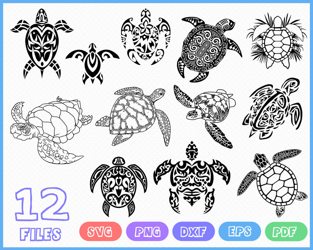 Download Free Turtle Svg Cut File