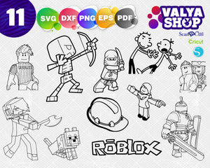 Roblox Svg Bundle Pack Roblox Cut File Roblox Svg Alphabet - shop title roblox