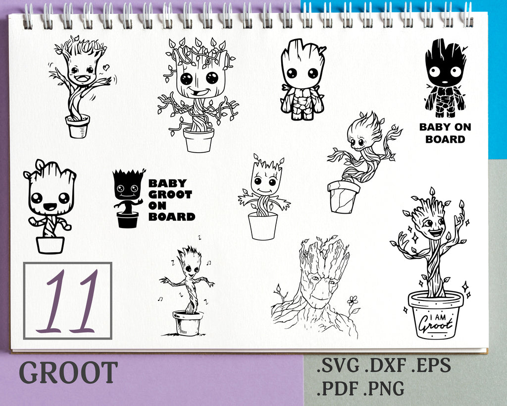 Groot Svg Baby Groot Svg Groot I Am Groot Svg Marvel Svg I Am Gro Clipartic