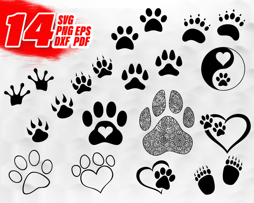 Free Free Paw Print Svg Clipart 583 SVG PNG EPS DXF File