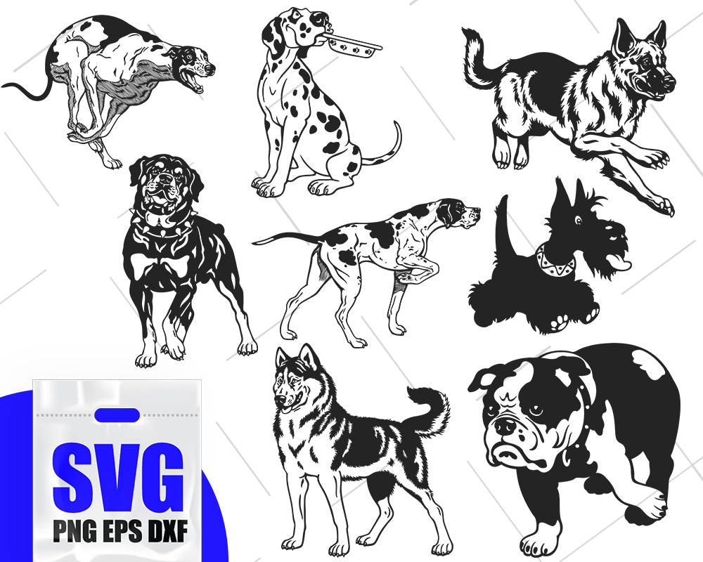 Download Dog Silhouette Svg Dog Decals Template Dog Svg Dogs Vector Dog Ste Clipartic