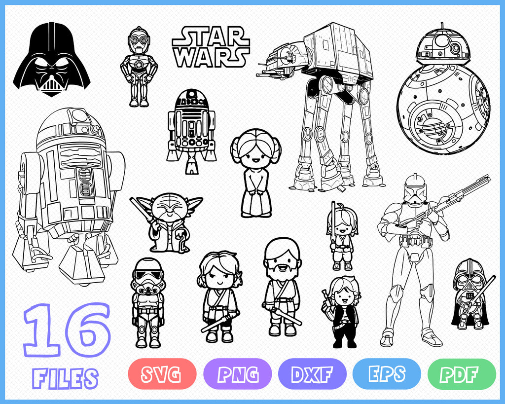 Space Svg Robots Svg Bundle Movie Svg Princess Svg Funny Svg Silh Clipartic