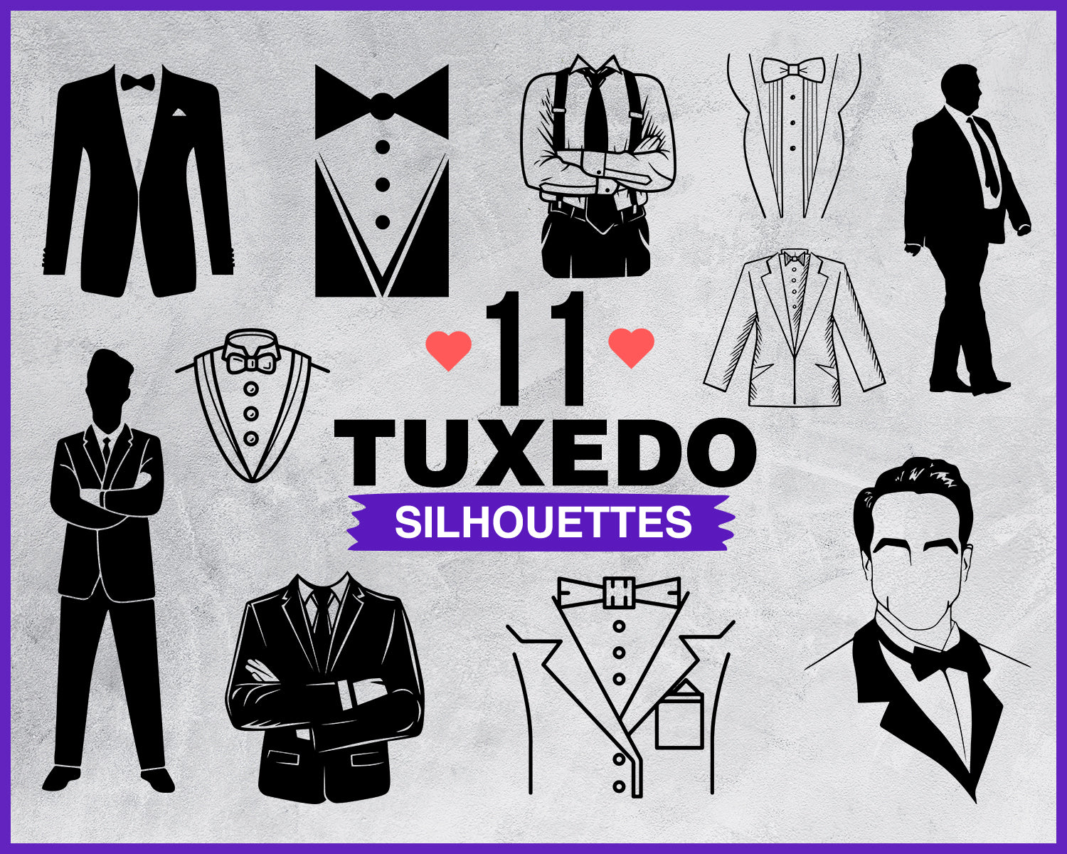 Download Tuxedo Svg Bundle Tuxedo Svg Tuxedo Clipart Tuxedo Cut Files For Si Clipartic