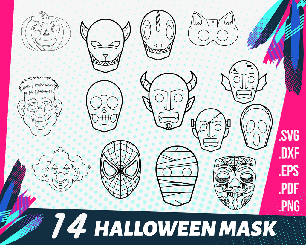 Download Halloween Mask Svg Halloween Friday The 13th Jason Mask Svg Dxf Silho Clipartic