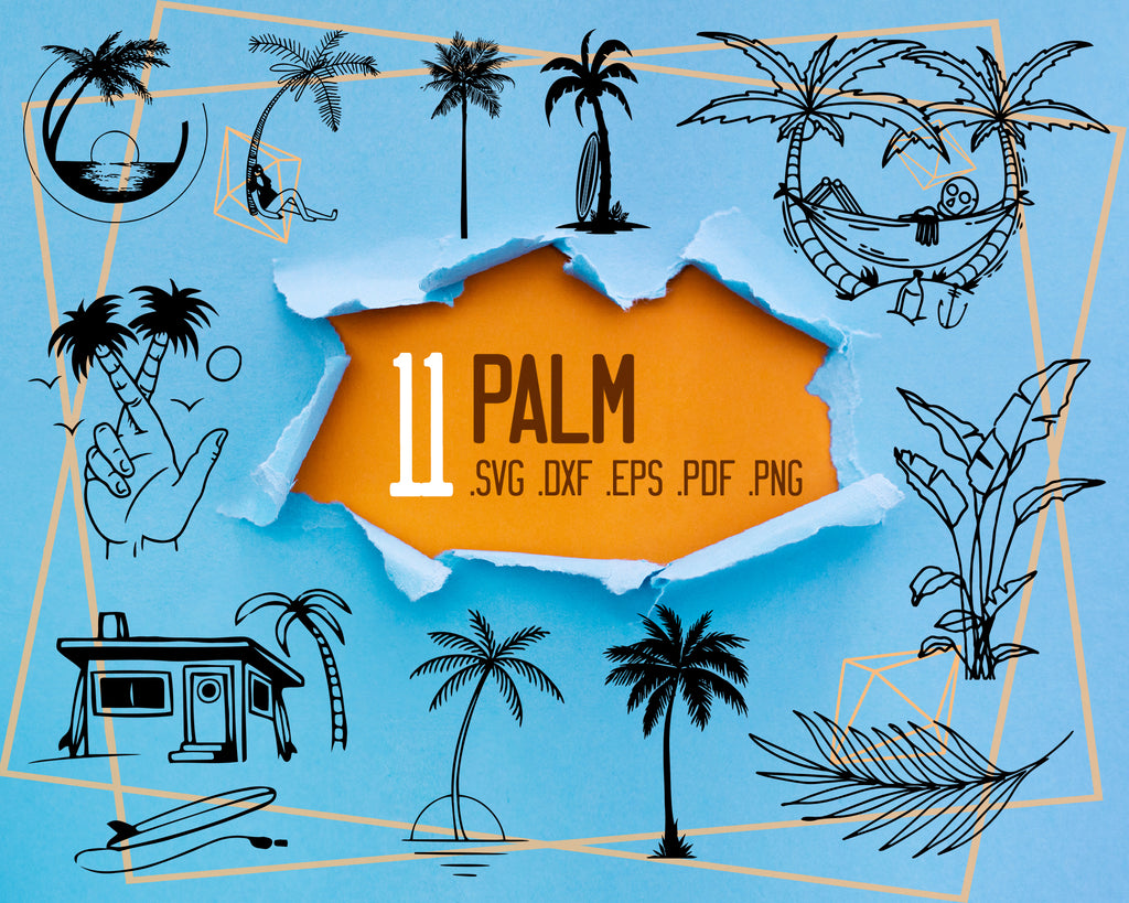 Download Palm Svg Palm Tree Svg Summer Svg Palm Cricut Palm Vector Palm Si Clipartic