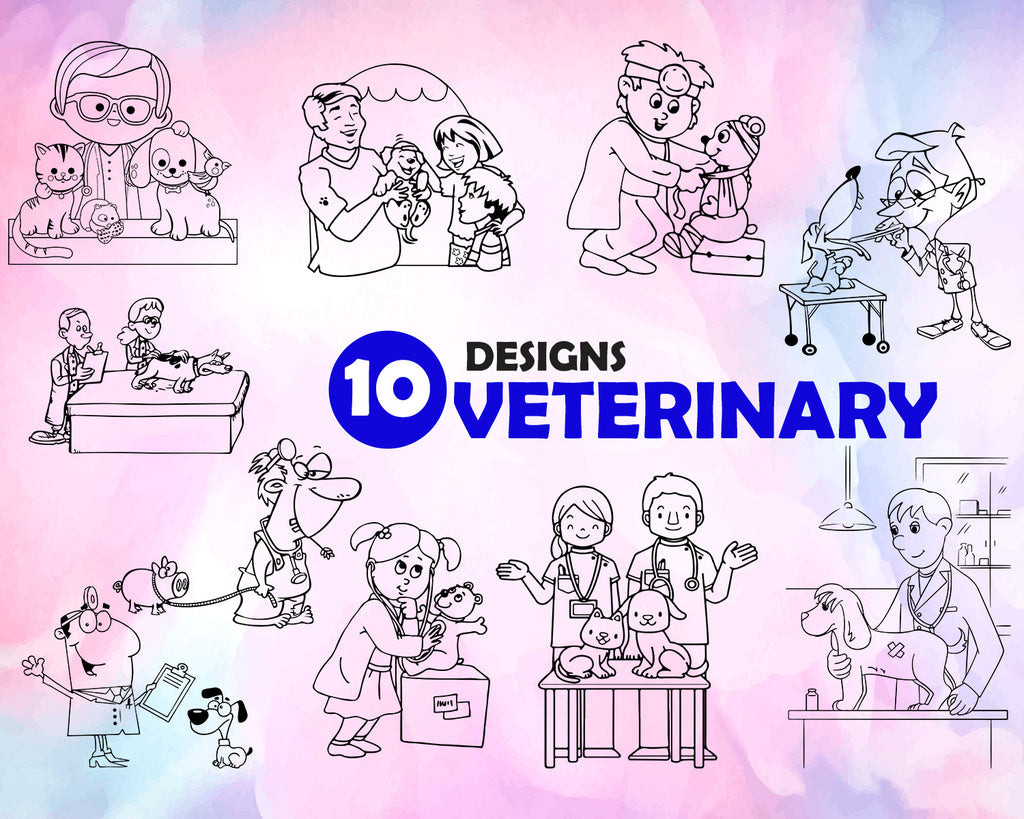 Download Veterinary Svg Vet Care Monogram Digital Cutting Files Clipart Png Sv Clipartic