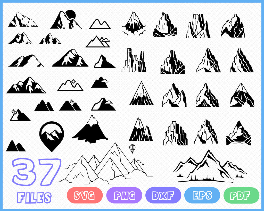 Free Free 256 Mountain Landscape Svg SVG PNG EPS DXF File