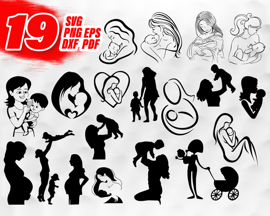 Download Mom Svg Vector Files Svg Dxf Eps Mama Clipart Mom Life Svg Cuttab Clipartic