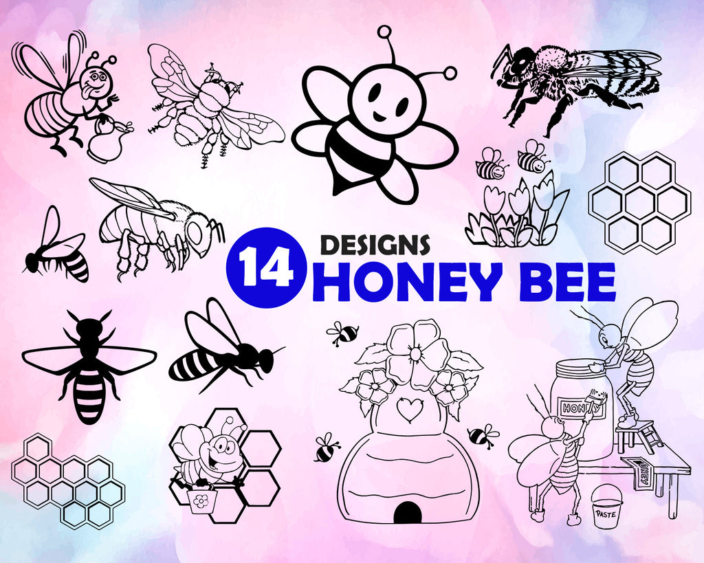 Download Bee Clipart Honey Bee Clipart Bee Svg Bee Silhouette Queen Bee Svg Clipartic