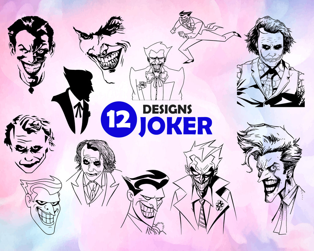 Download Joker Svg Superhero Svg Superhero Svg Cut Files Superhero Svg Cricu Clipartic