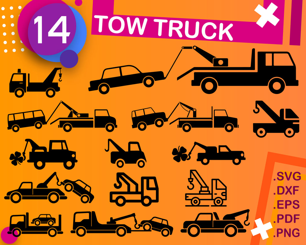 Download Tow Truck Svg Bundle Tow Truck Svg Tow Truck Clipart Cut Files For Clipartic