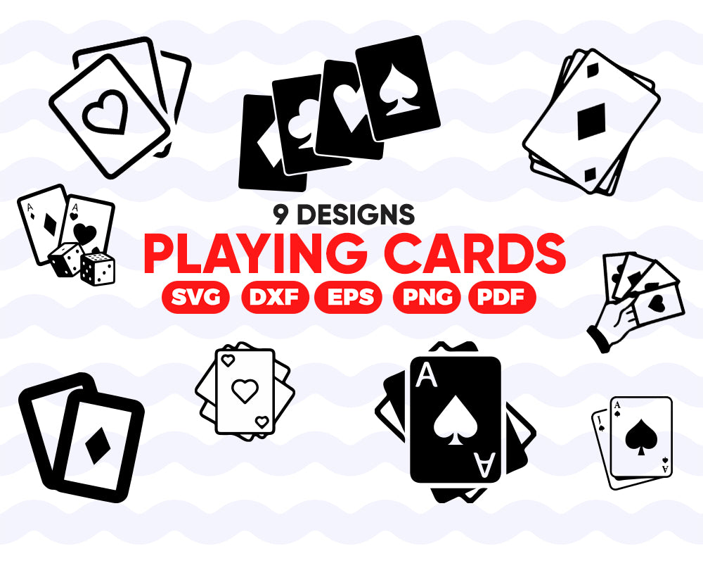 Playing Cards Svg Cards Svg Poker Vector Images Clipart Svg File Clipartic