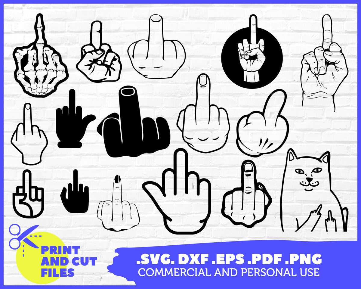 Free Free 253 Cat Giving Middle Finger Svg SVG PNG EPS DXF File