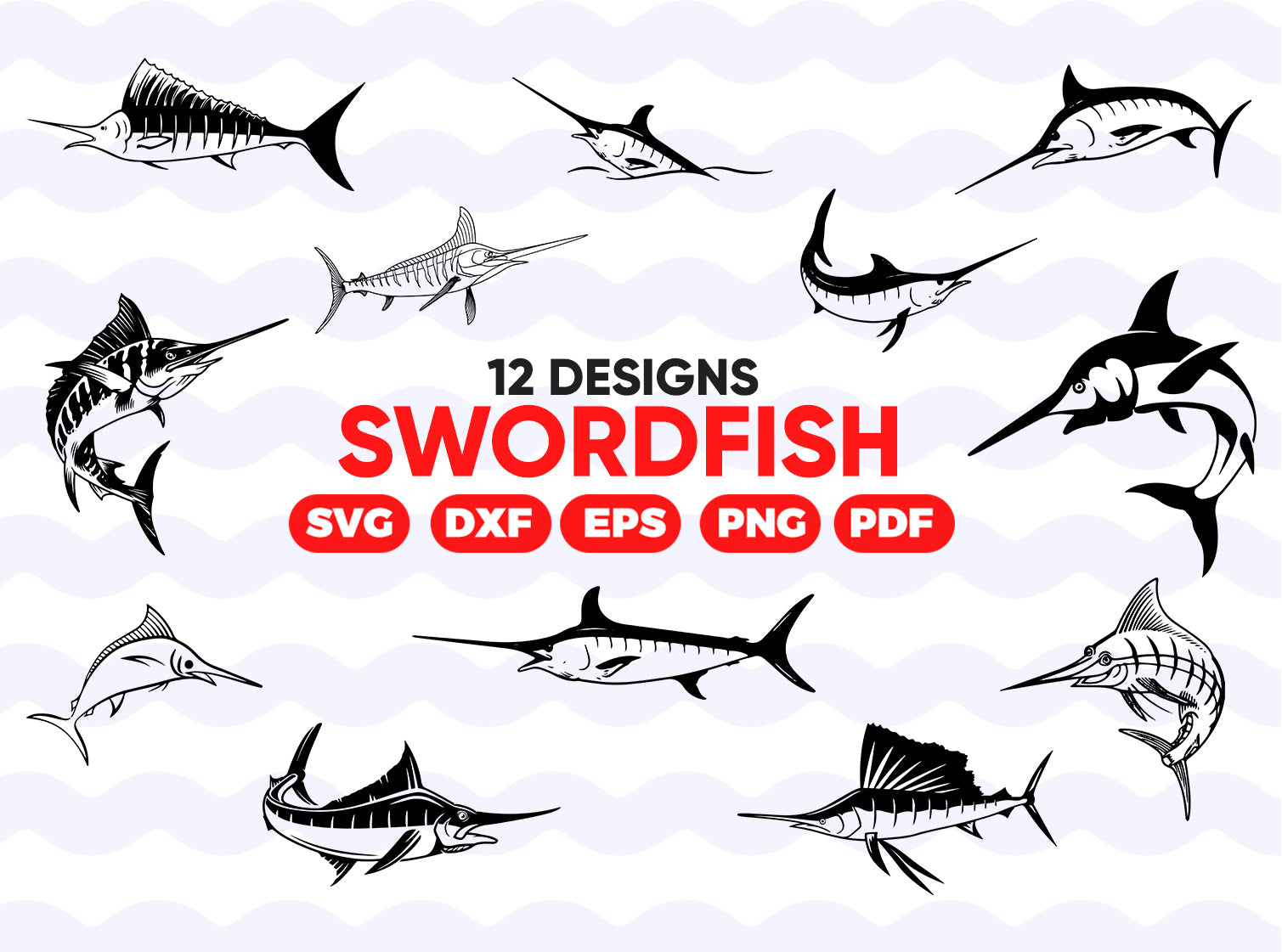 Download Swordfish Svg Fishing Svg Swordfish Clipart Marlin Svg Swordfish D Clipartic