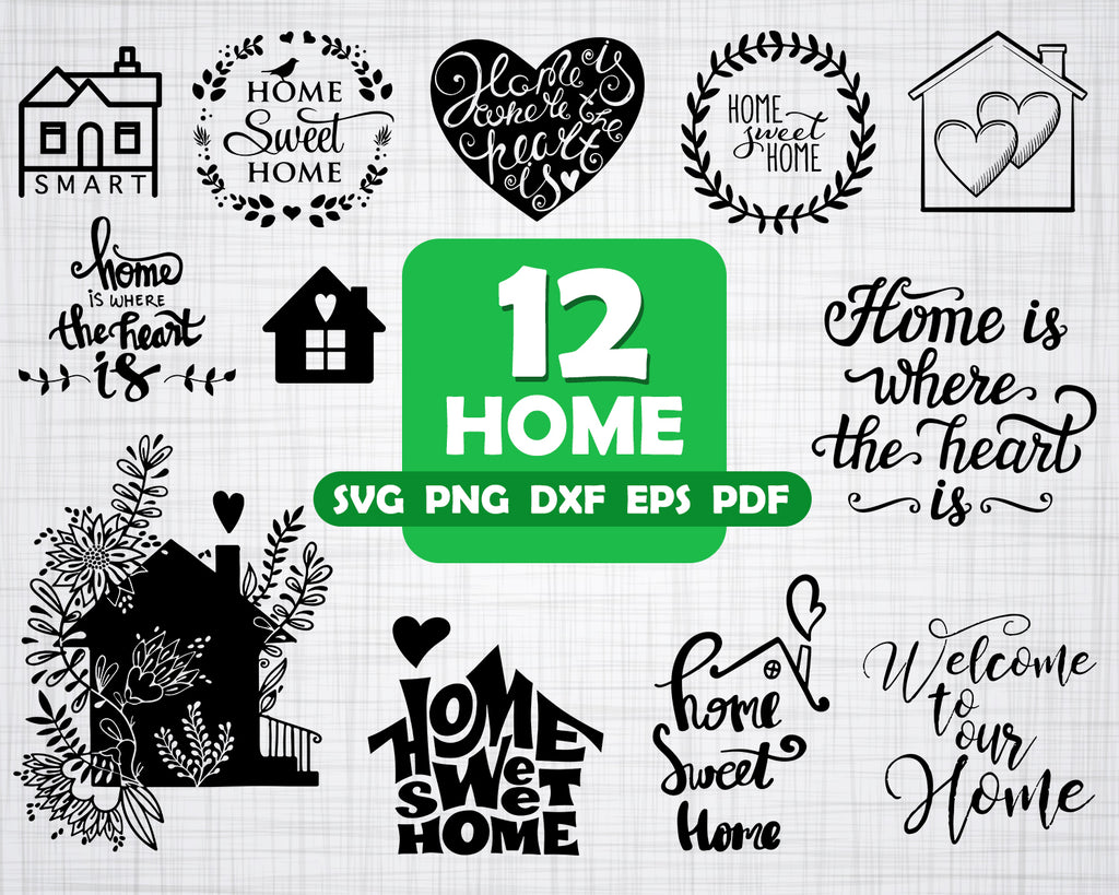 Download Home Svg Home Sweet Home Svg File Sweet Home Laurel Wreath Digital Clipartic