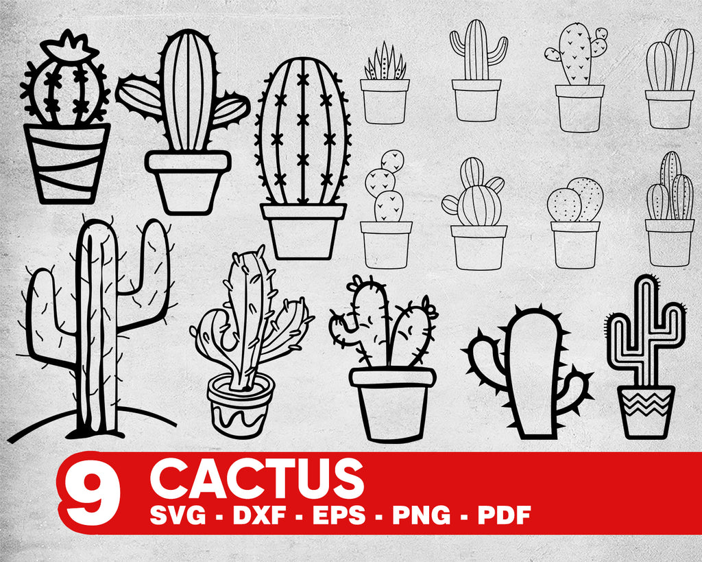 Download Cactus Svg Cactus Cut File Cactus Silhouettes Cactus Clipart Cactu Clipartic