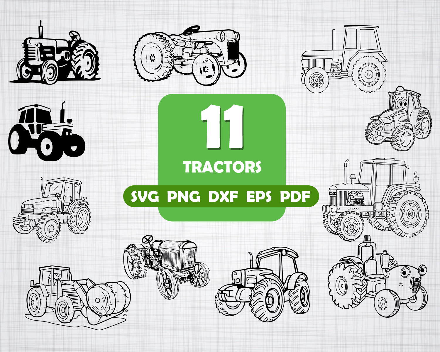 Download Tractor Svg Farming Svg Construction Svg Vehicle Farm Svg Silhoue Clipartic