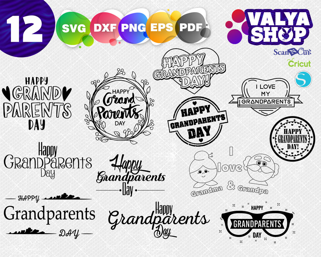 Download Grandparents Day Svg Grandma Decal Svg Grandma Svg Mothers Day Svg Clipartic SVG, PNG, EPS, DXF File