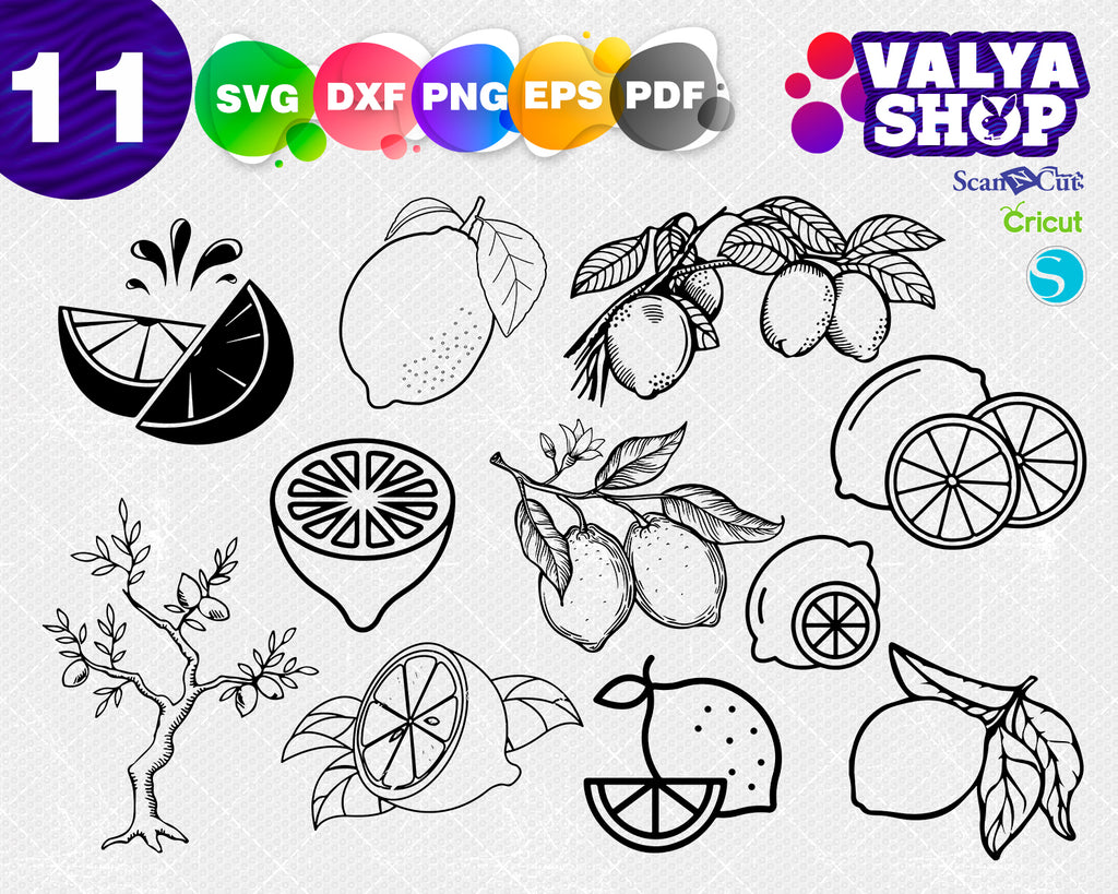 Download Lemon Svg Clipart Fruit Svg Lemon Silhouette Lemon Cricut Cut File Clipartic