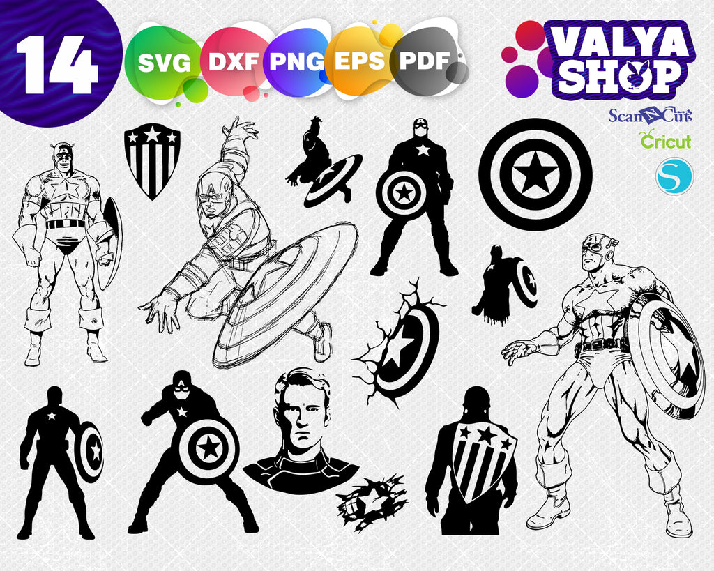 Download Clip Art Black Widow Svg Spiderman Svg Black Panther Svg Png Dxf Pdf Eps Bundle Avengers Svg Captain America Svg Hulk Svg Art Collectibles