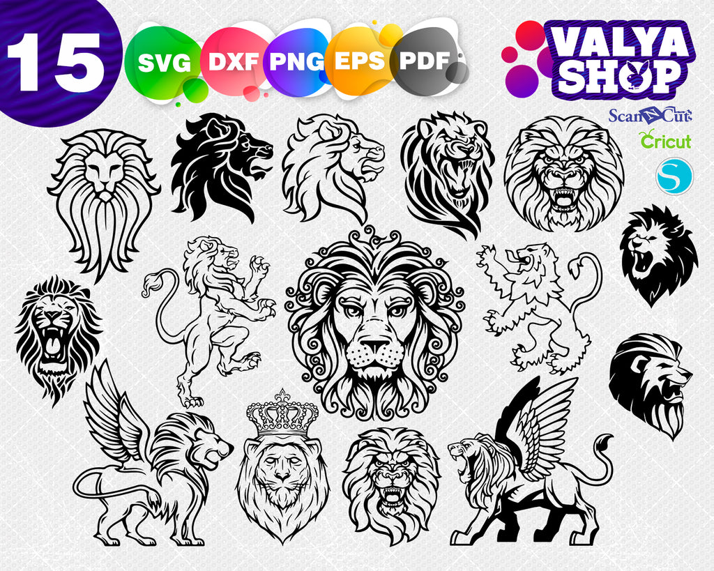 Download Get Lion Head Svg File Free Background Free SVG files ...