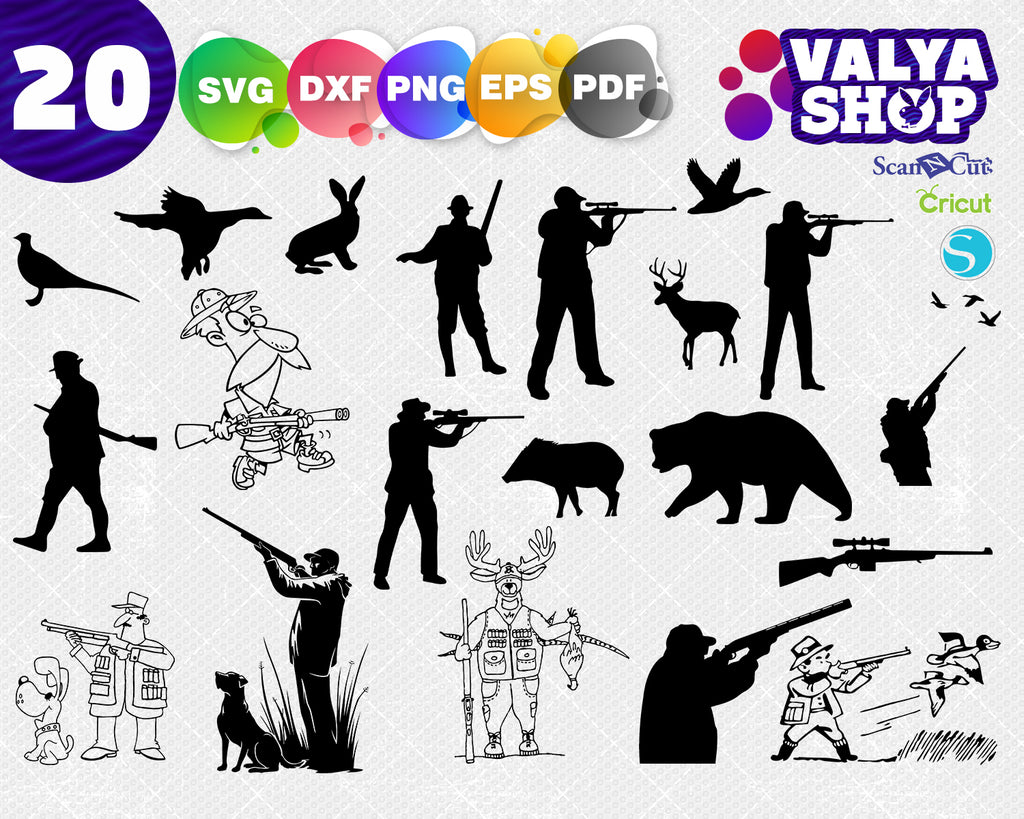 Download Hunting Svg Deer Svg Hunting Svg File Buck Clipart Head Silhouette Cl Clipartic
