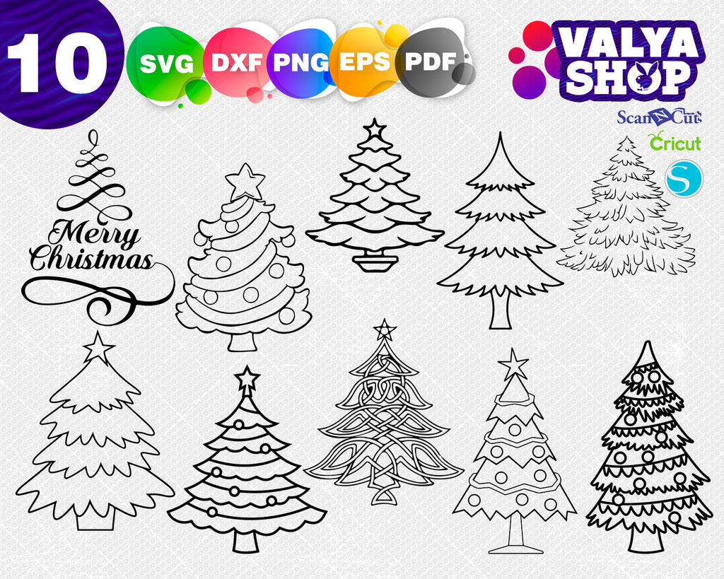 Christmas Tree Design Svg Christmas Tree Svg Christmas Svg Christma Clipartic