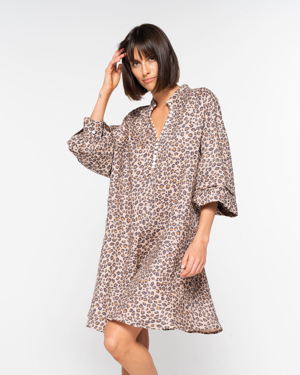 haze dress - leopard#N#– One Country Mouse