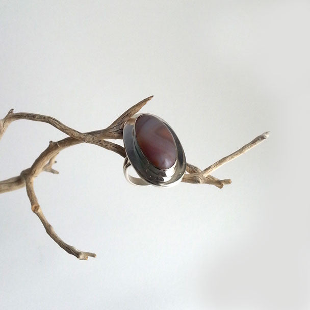 eye agate ring