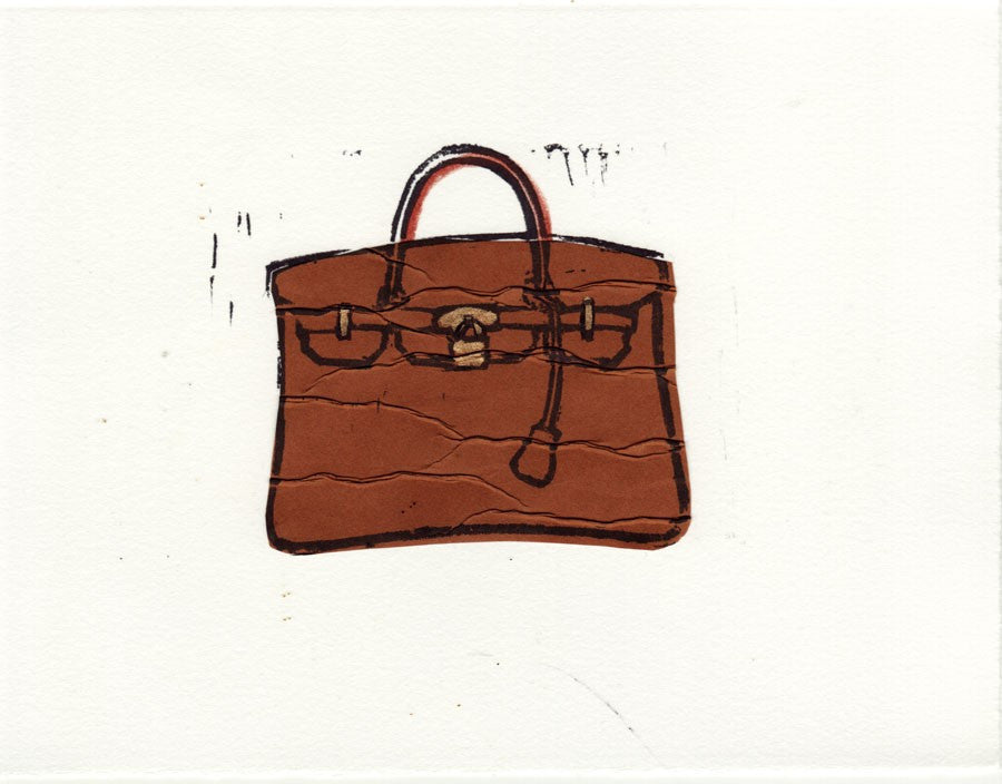 hermes printed birkin bag