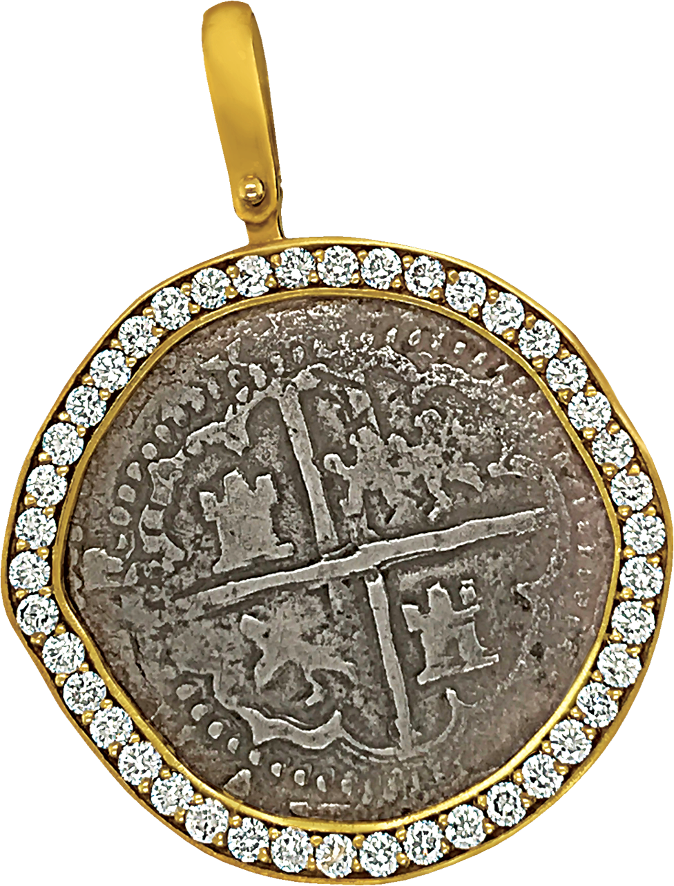 Shipwreck Gold Coin Necklace - Gold Ducat Lost Treasure Coin