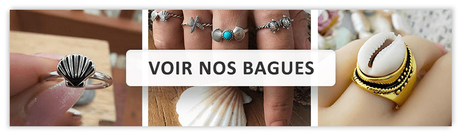 bague coquillage