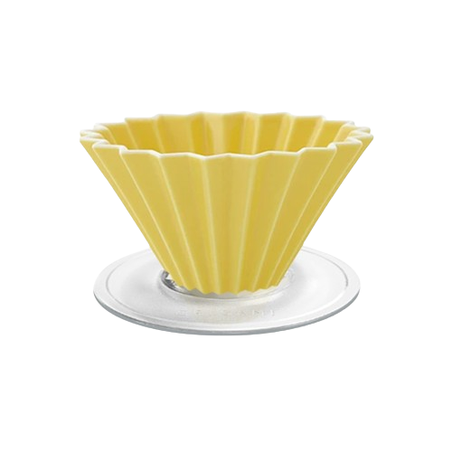 Yellow Origami Dripper