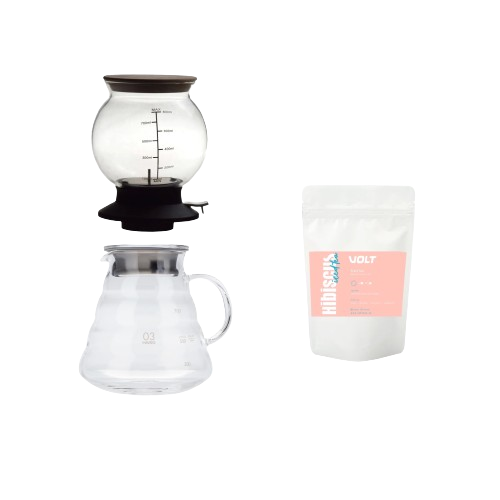 Tea Dripper and server 800ml + FREE Hibiscus 100g