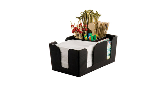 Bar Organizer 6 Compartment Black - فولت VOLT