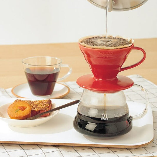 Hario V60-02 Ceramic - Red - فولت VOLT