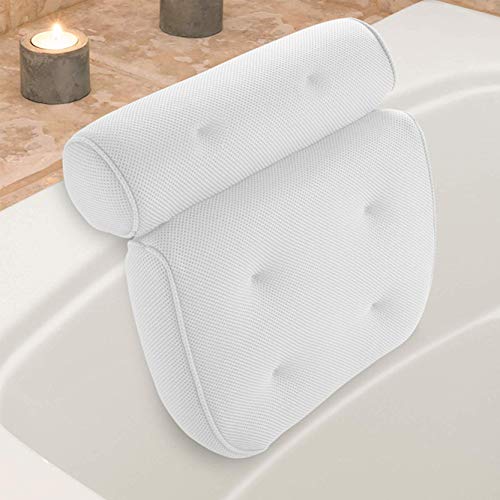 Idle Hippo Bath Pillow Bathtub Pillow With 6 Upgraded Non Slip