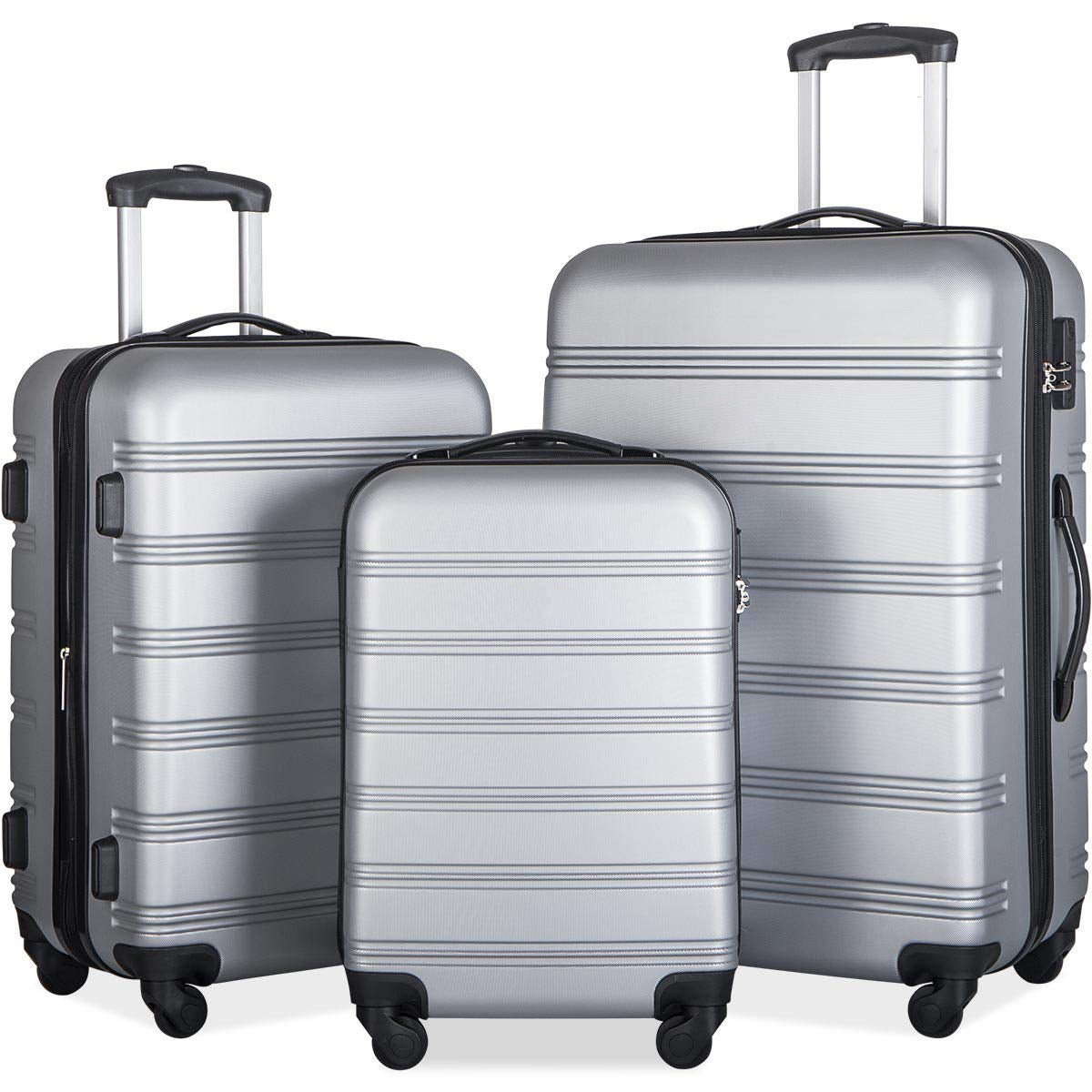 merax travelhouse luggage set 3 piece